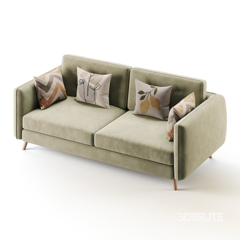 Contemporary Modern Grey 3-seater Sofa Image 12