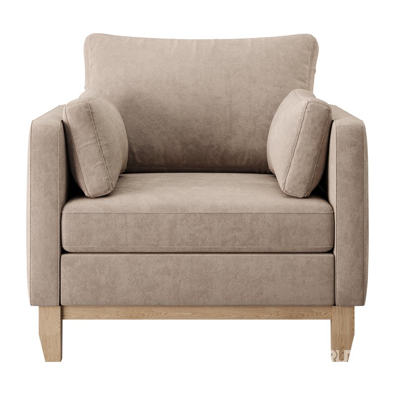 Modern Farmhouse Loose Pillow Armchair Image 13