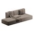 Double sofa Face with armrest black - Thumbnail 14