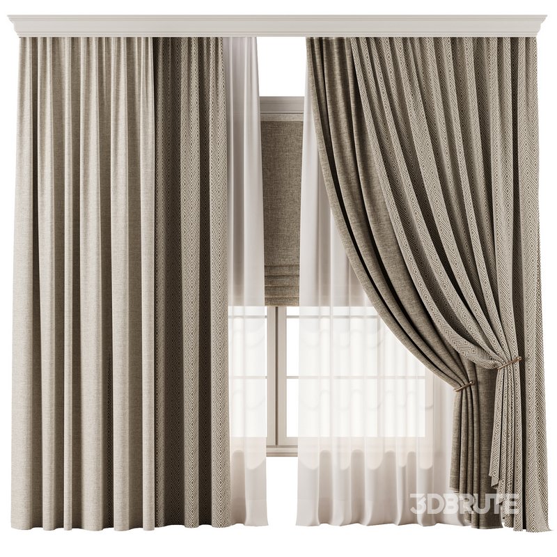 Curtain with tulle 44 Image 1