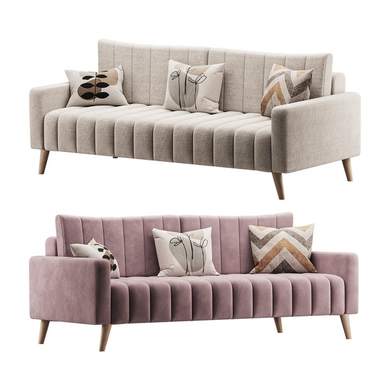 Sofa Markful Velvet Grey Image 6