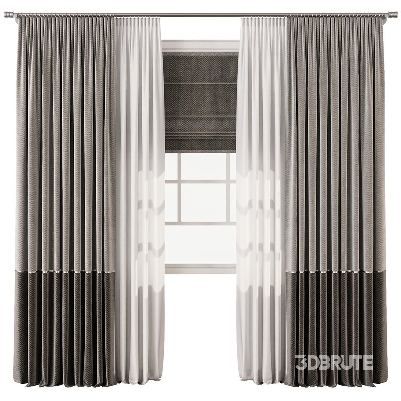 Curtain with tulle 59 Image 1