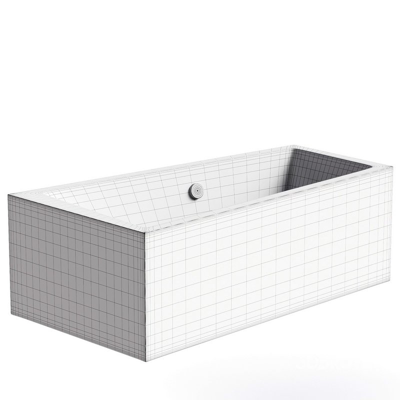 Corner acrylic bathtub Vagnerplast Cavallo offset L 160×90 cm white left with frame Image 4