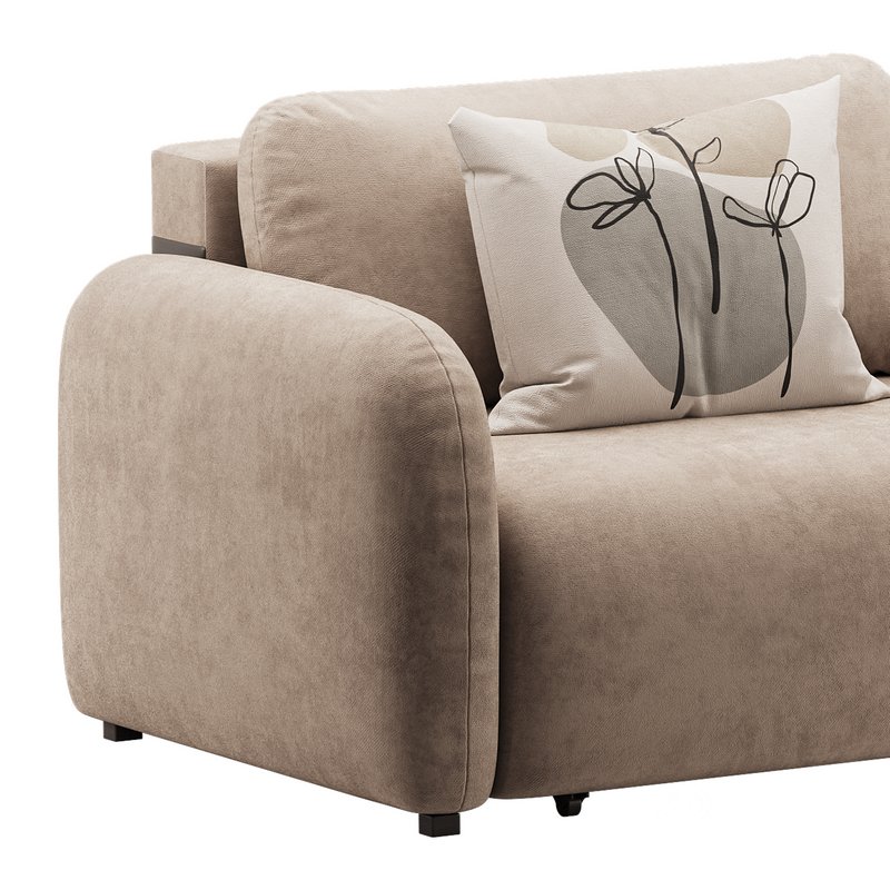 Sofa Lavi Velvet Beige Image 10