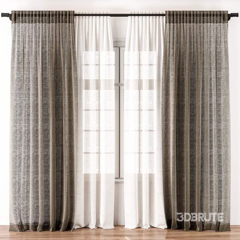 Curtain with tulle fabric 22 Image 4