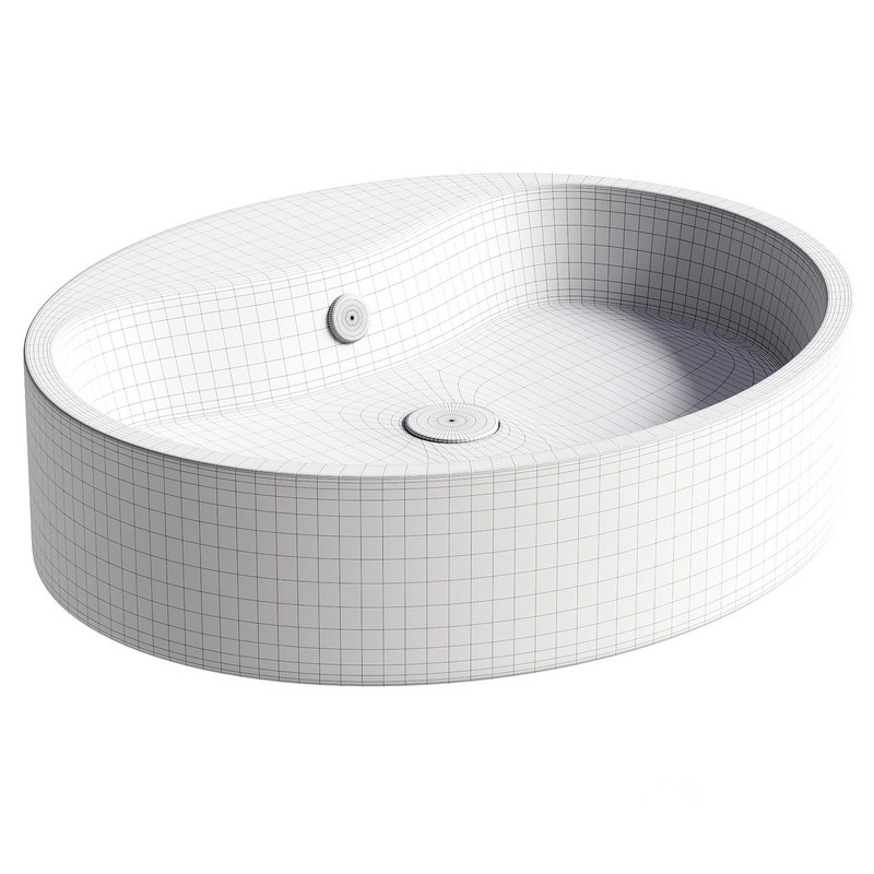 Furniture washbasin AM PM Func M8FWCC20561WG 56 cm white gloss Image 2