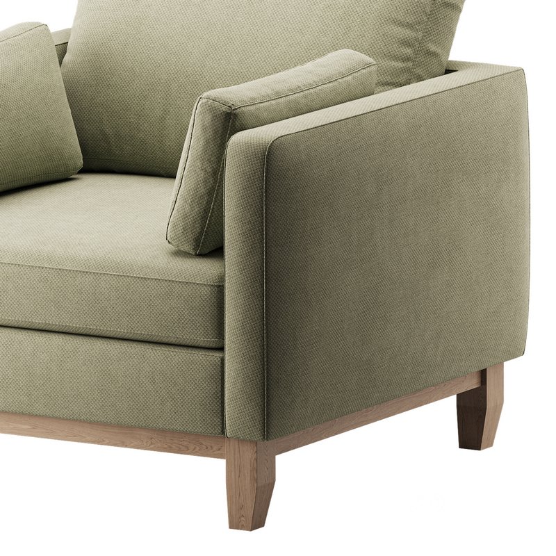 Modern Farmhouse Loose Pillow Armchair Image 7