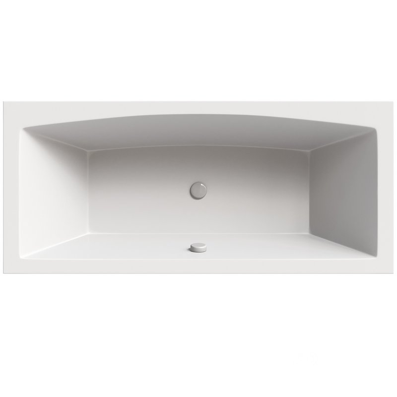 Acrylic bathtub Ravak Formy 02 180×80 cm with legs white gloss Image 3