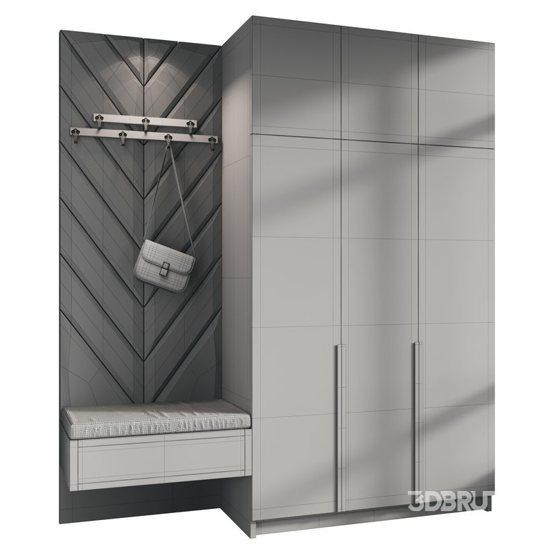 Hallway area with a minimalistic hanger 6 Image 14