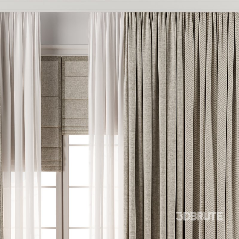 Curtain with tulle 46 Image 4