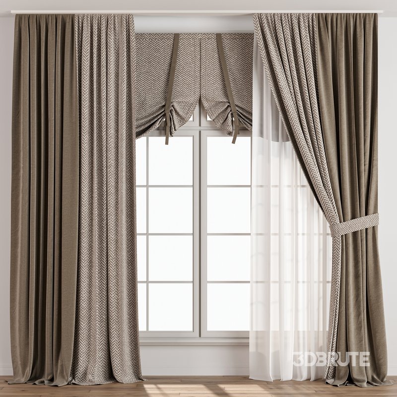 Curtain with tulle 33 Image 1
