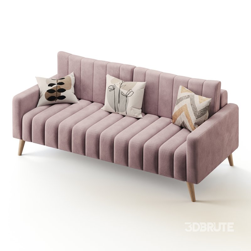 Sofa Markful Velvet Grey Image 13