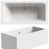 Acrylic bathtub Cezares Plane 180×90 cm with legs - Thumbnail 1