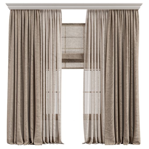 Curtain with Roman 56