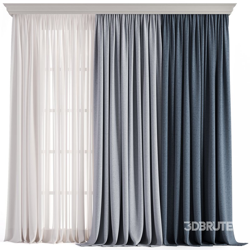 Curtain with tulle 36 Image 1