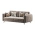 Contemporary Modern Grey 3-seater Sofa - Thumbnail 8
