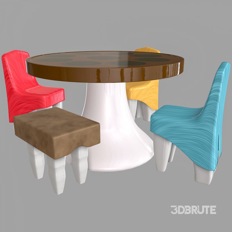 children table and chair Image 3