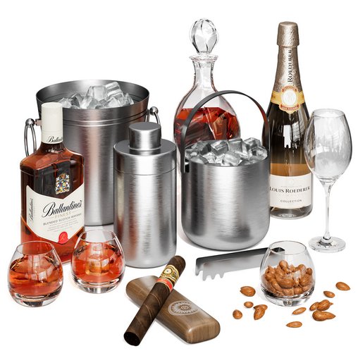whiskey and champagne cocktail 2