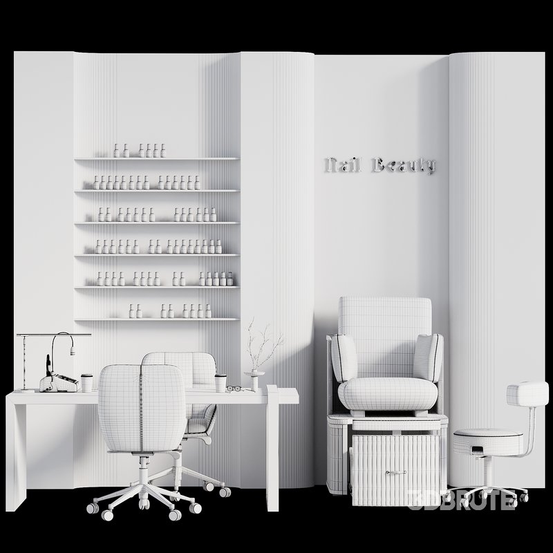 Manicure & pedicure area in the beauty salon 05 Image 4