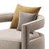 Kennedy Velvet Swivel Chair - Thumbnail 9