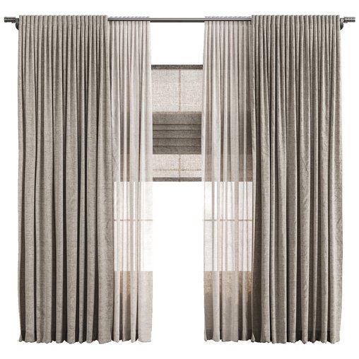Curtain with Roman 48
