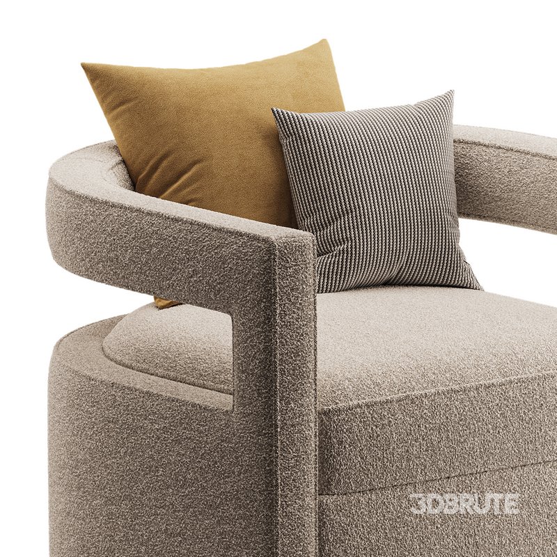 Kennedy Velvet Swivel Chair Image 13