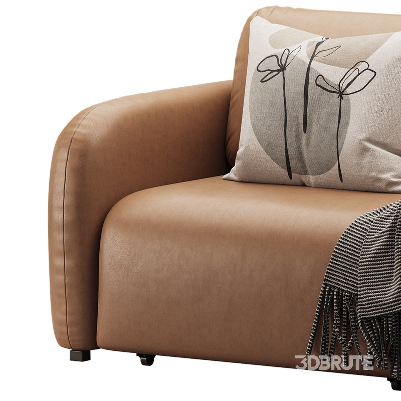 Sofa Lavi Velvet Beige Image 9