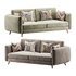 Contemporary Modern Grey 3-seater Sofa - Thumbnail 2