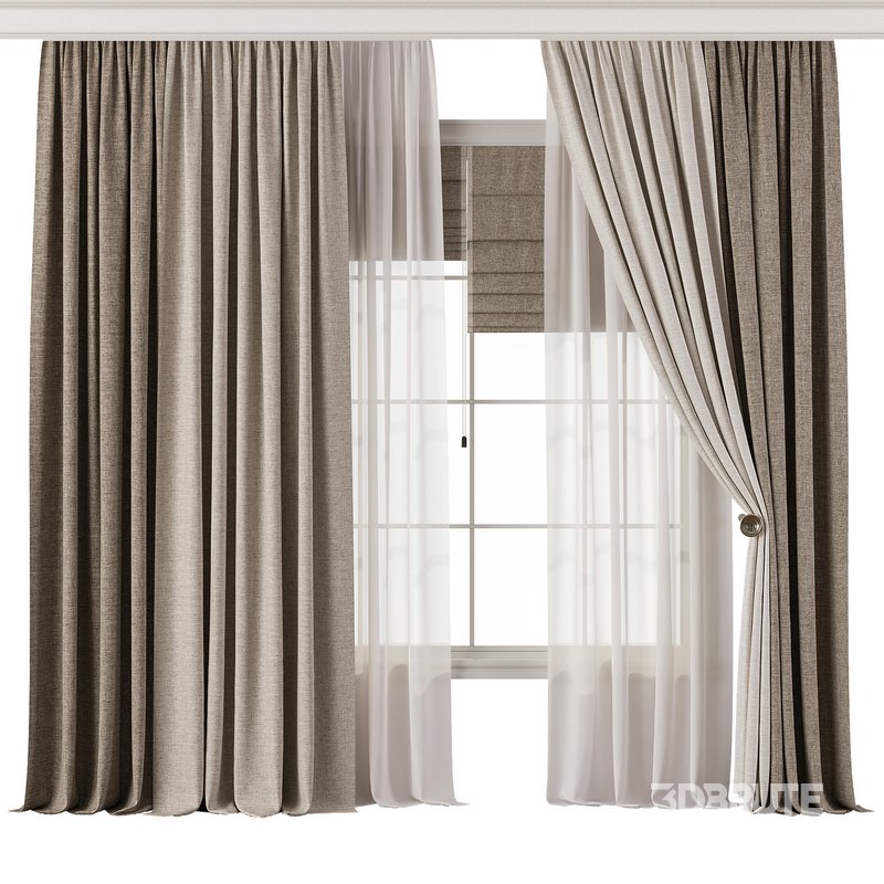 Curtain with tulle 42 Image 1