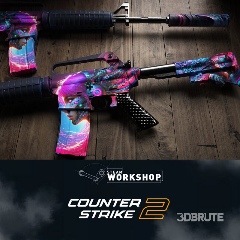 M4A1 gun for csgo 2 workshope Image 5