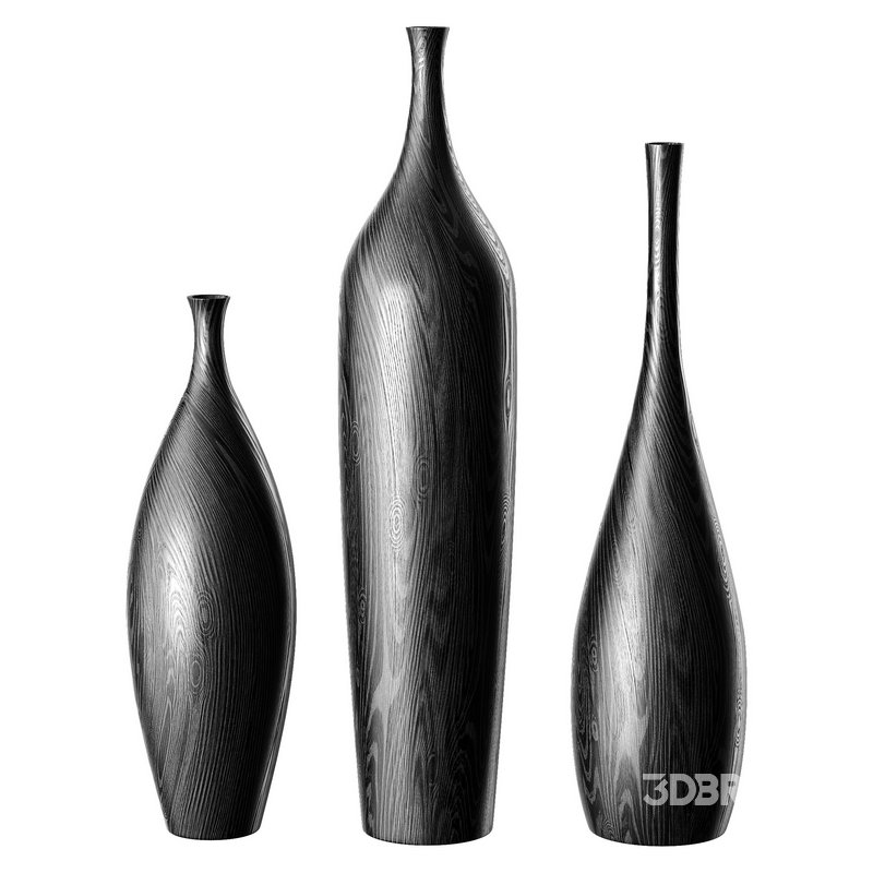 Vase Wooden Image 3