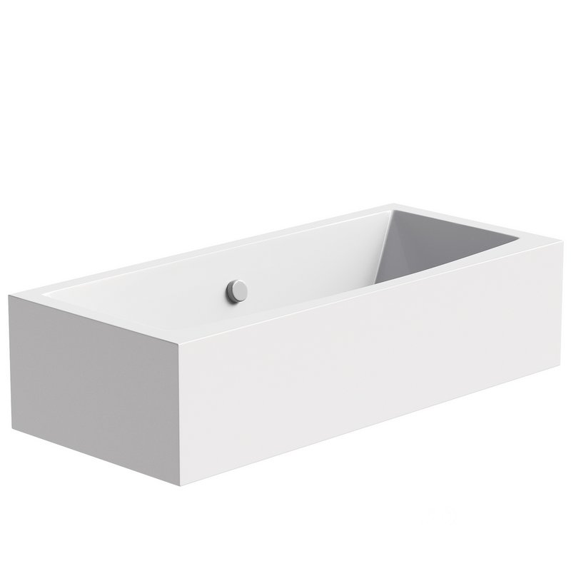 Acrylic bathtub Ravak Formy 02 180×80 cm with legs white gloss Image 2