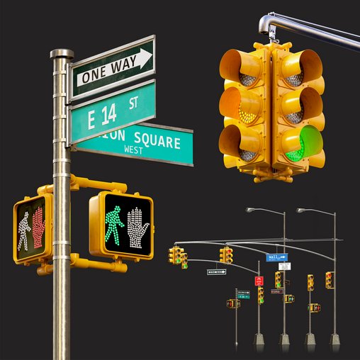 Traffic Light Set 01