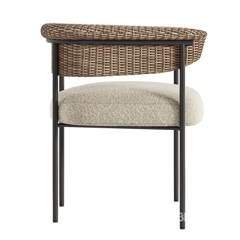 Carrie Outdoor Dining Chair-fourhands Image 3