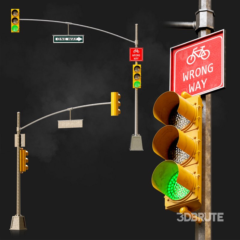 Traffic Light Set 01 Image 4