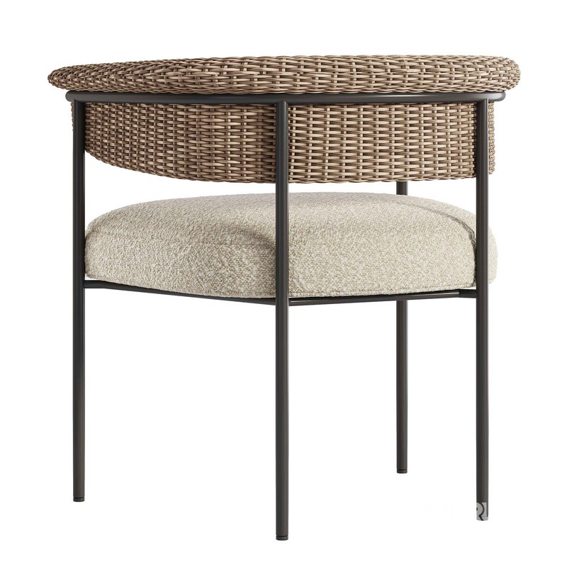 Carrie Outdoor Dining Chair-fourhands Image 4