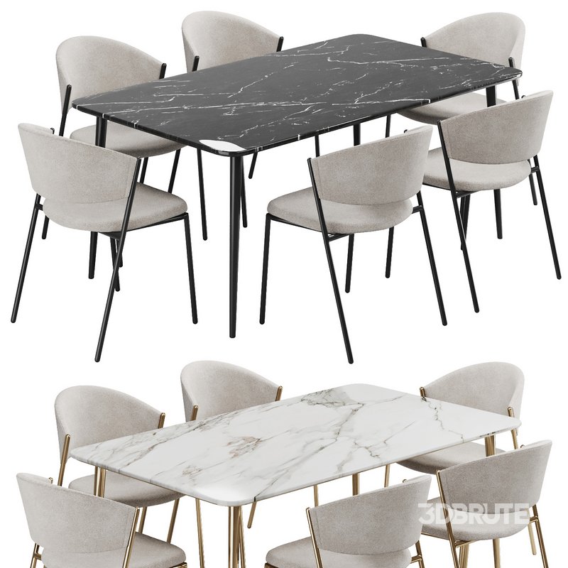 Dinning chair and table204 Image 1