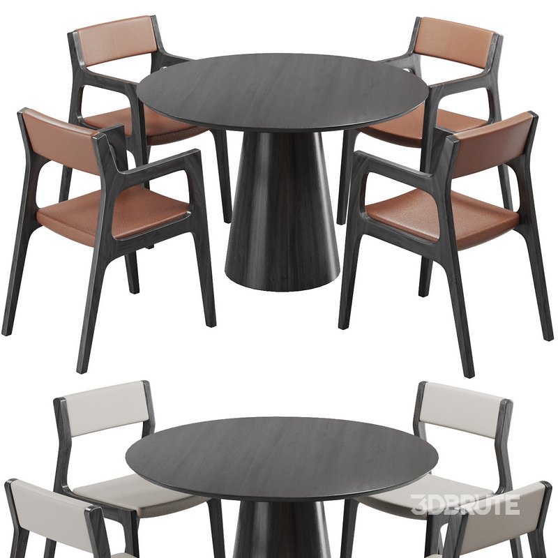 Dinning chair and table197 Image 1