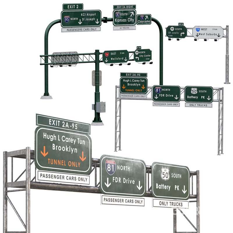 Highway & Street Sign Image 1