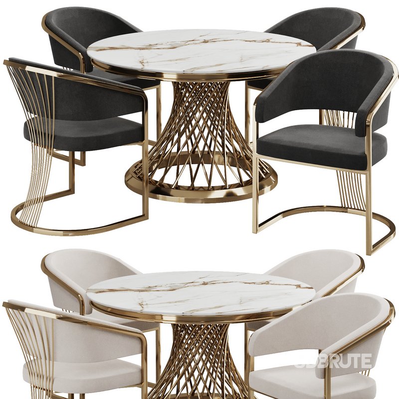 Dinning chair and table205 Image 1