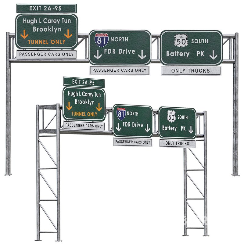 Highway & Street Sign Image 4