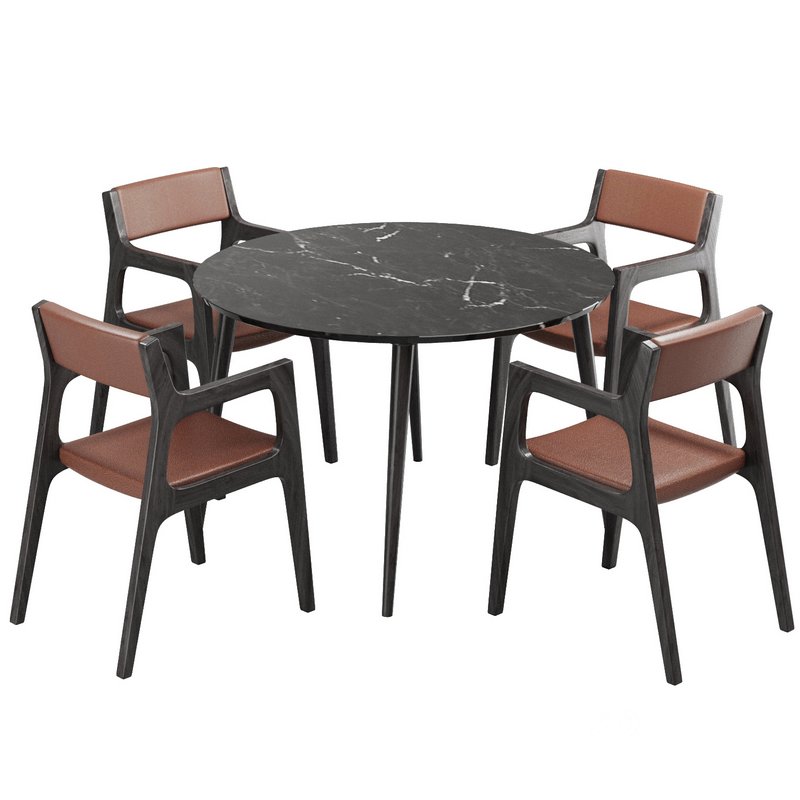Dinning chair and table200 Image 3