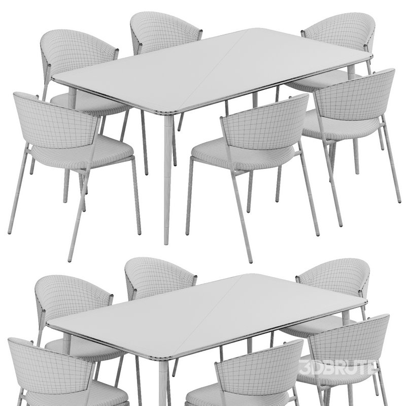 Dinning chair and table204 Image 3
