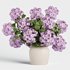 Hydrangea Bouquet in Textured Ceramic Vase 3 Color Variants - Thumbnail 1