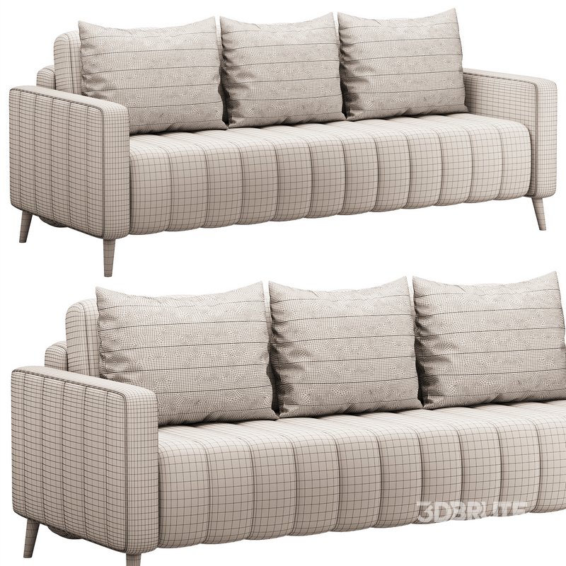 Sofa Markful Velvet Gray Image 4