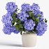 Hydrangea Bouquet in Textured Ceramic Vase 3 Color Variants - Thumbnail 3