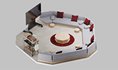 Octagon-Shaped Sectional Sofa - Thumbnail 1