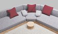Octagon-Shaped Sectional Sofa - Thumbnail 4
