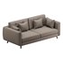 Contemporary Modern Grey 3-seater Sofa - Thumbnail 14