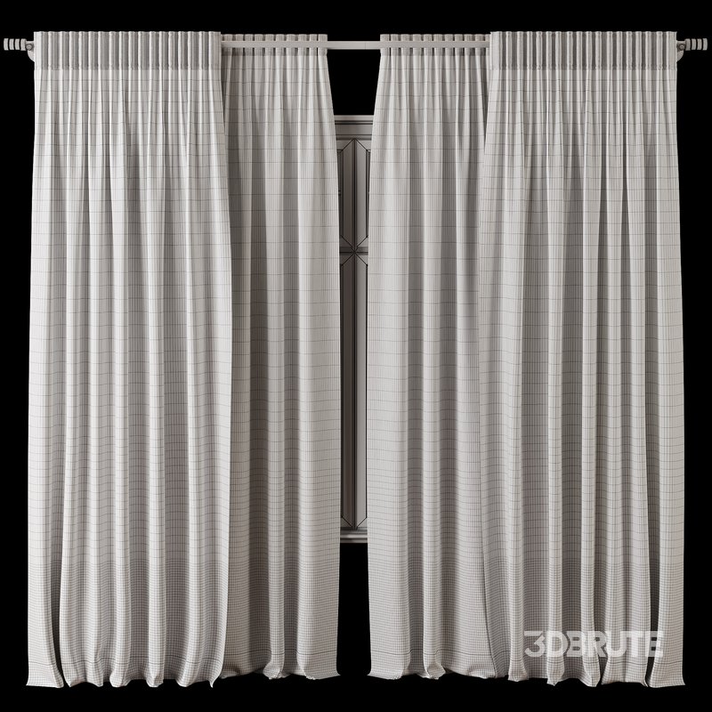 Curtain with tulle fabric 22 Image 7